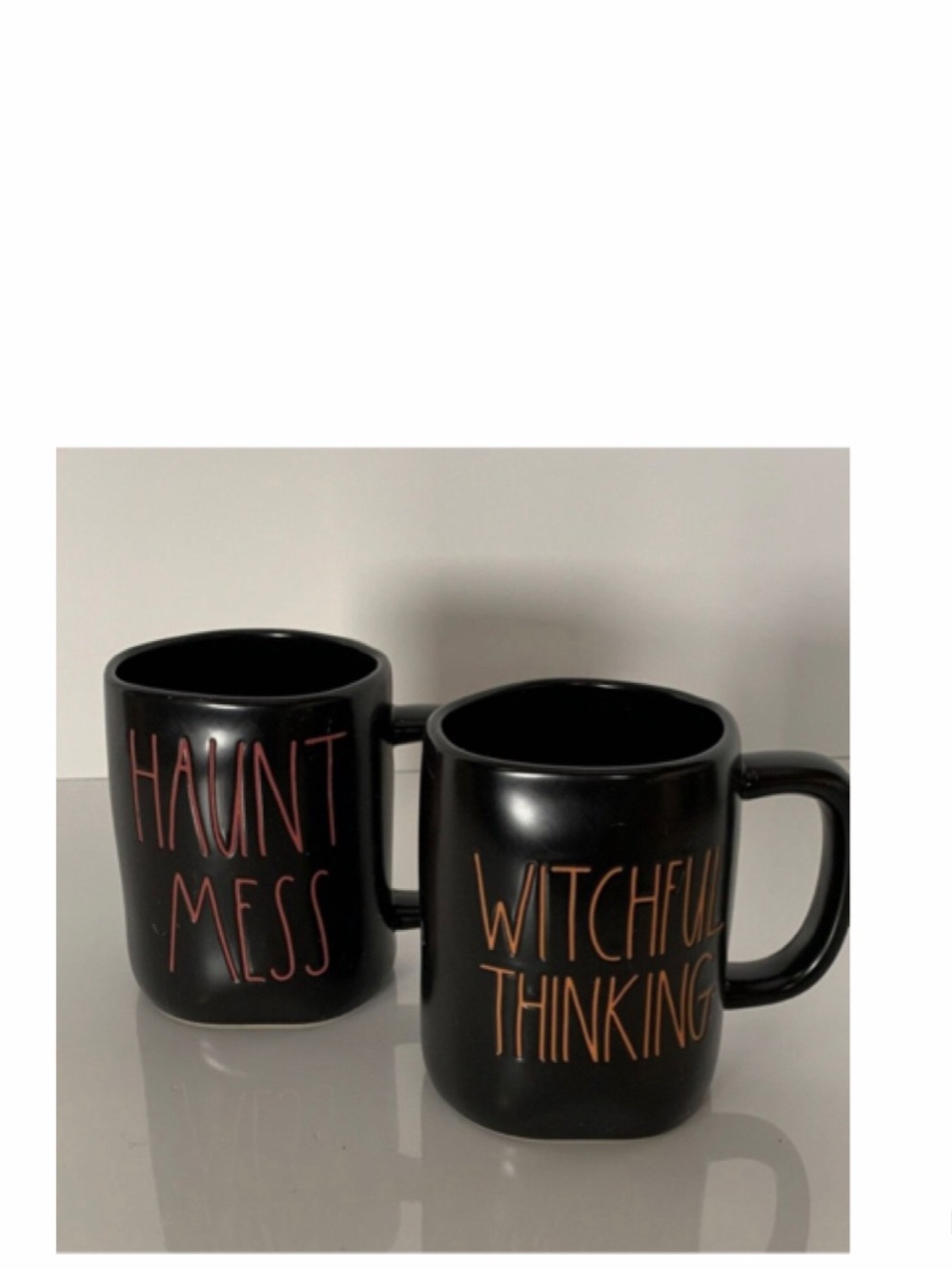 NEW Rae Dunn Haunt Mess & Witchful Thinking Mug Set π§ββοΈ
